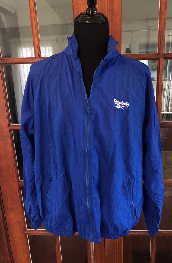 Vintage 1990’s Reebok Warmup Track Windbreaker Ja… - image 5