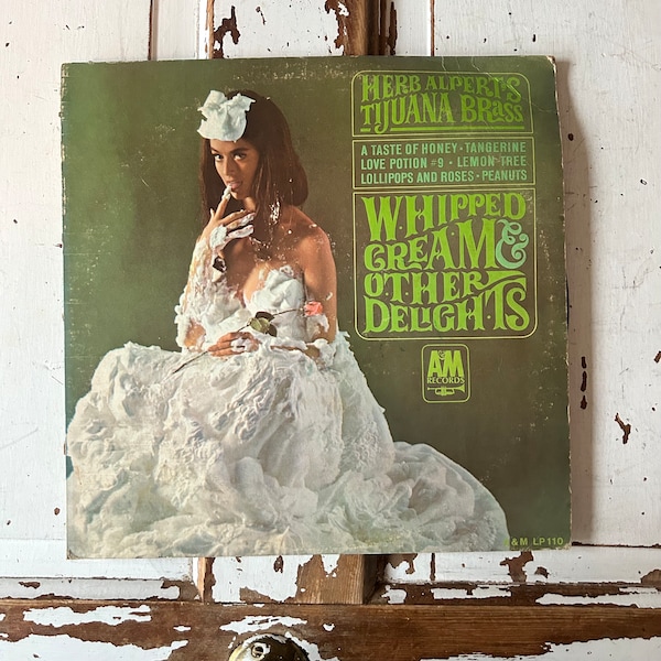 Vintage 1965 Herb Alpert’s Tijuana Brass Whipped Cream & Other Delights Vinyl LP 110 Record