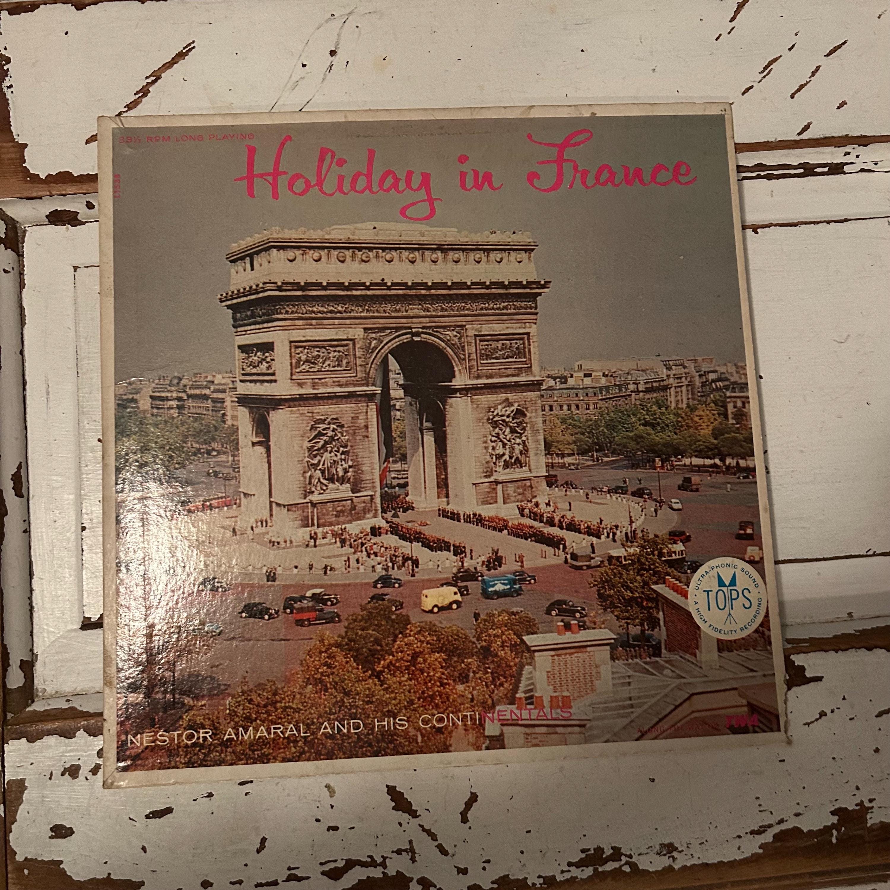 Vintage 1957 Album Nestor Amaral And His Continentals - Holiday In France