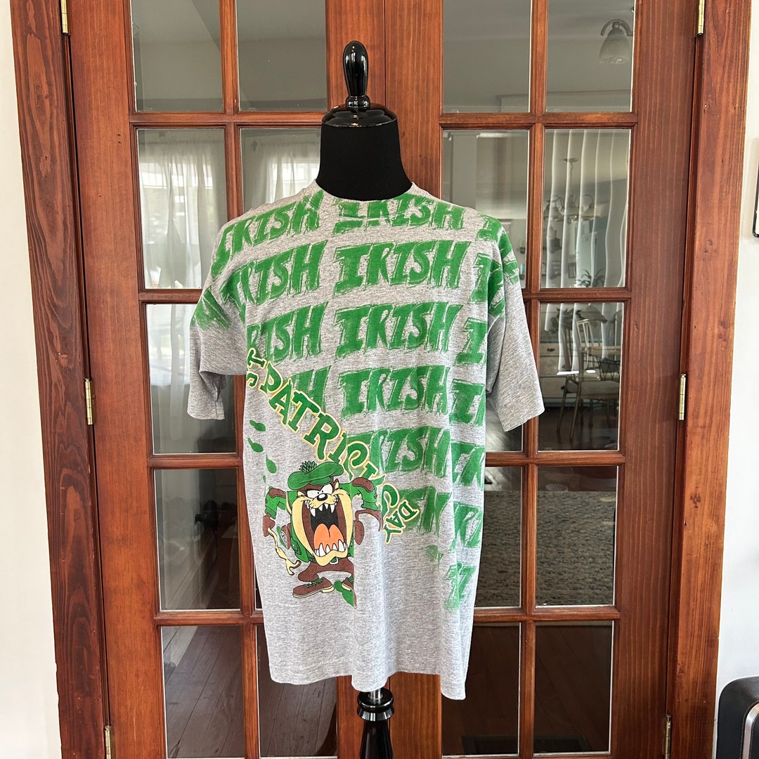 Vintage 1994 St. Patricks Day Tazmanian Devil Irish Shirt - Etsy