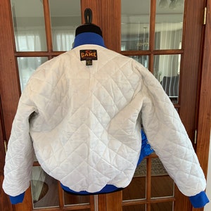 Vintage 1990s Satiny Quilted Bomber Jacket image 2