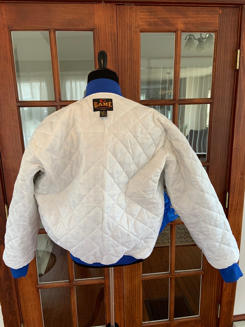 Vintage 1990s Satiny Quilted Bomber Jacket image 2