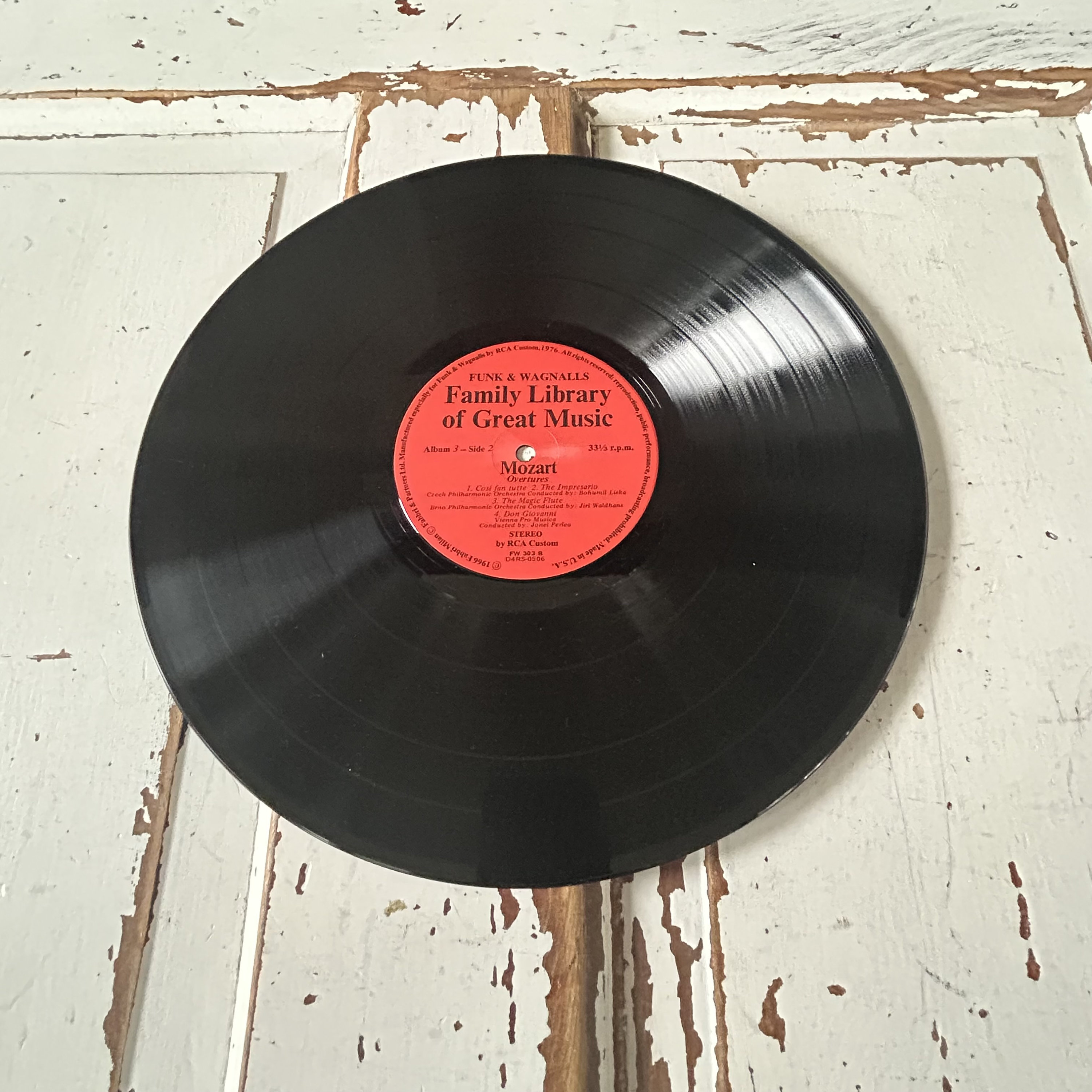 Funk & Wagnall Family Library of Great Music LP Mozart #3 LP Vinyl