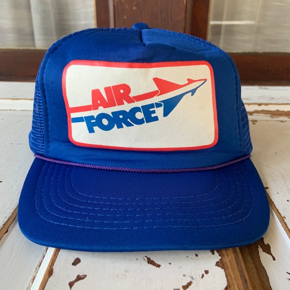 Vintage 1980’s or 1990’s Air Force Trucker Snapba… - image 1