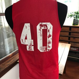 Vintage 1990's Basketball reversible mesh jersey image 4