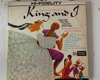 Vintage King And I Vinyl Record Rodgers & Hammerstein’s