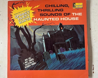 Vintage DISNEY 1964 Original: Chilling, Thrilling Sounds of The Haunted House Vinyl Album LP