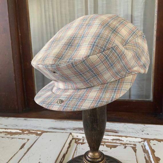 Vintage newsboy flat hat - Gem