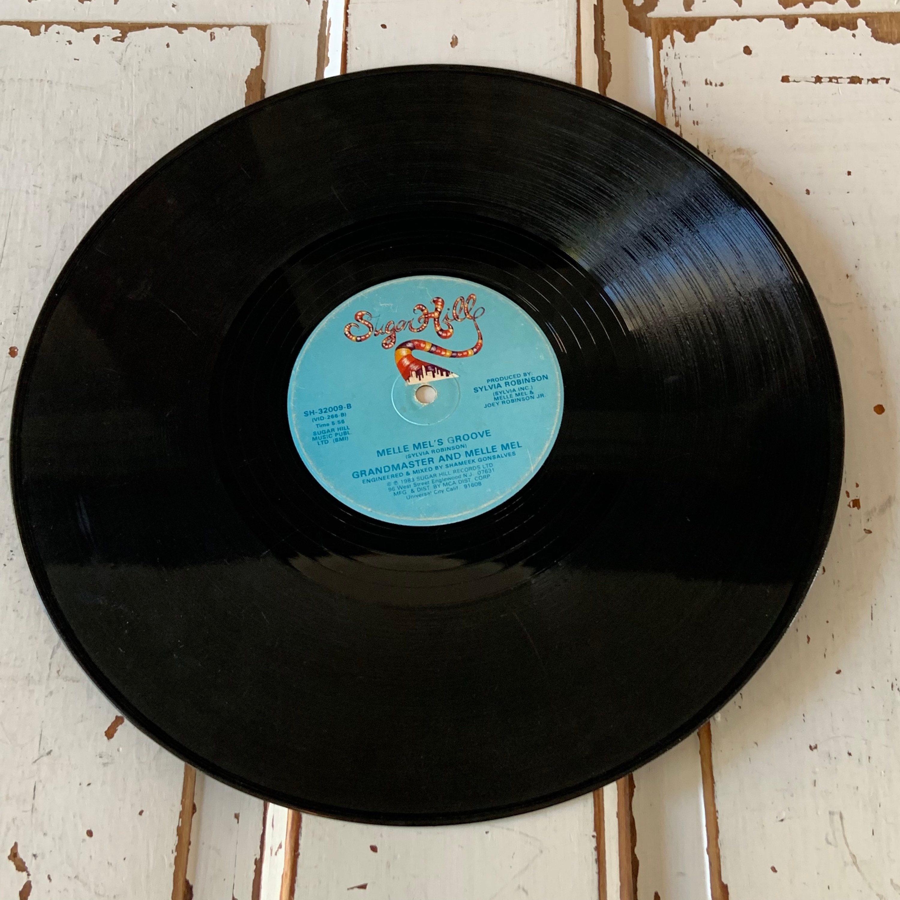 GRAND MASTER FLASH & MELLE MEL - WHITE LINES U.S. UK MIX 12 VINYL LP RECORD