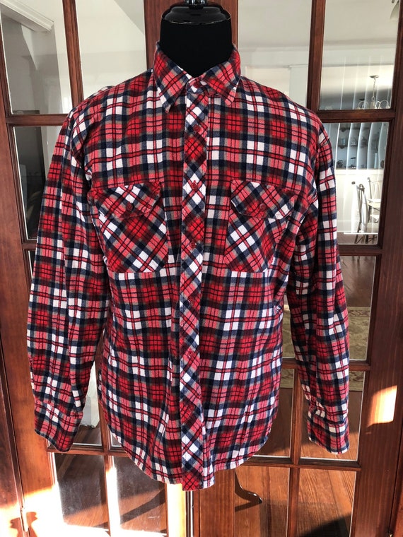 Vintage 1980’s Flannel Shirt Lined