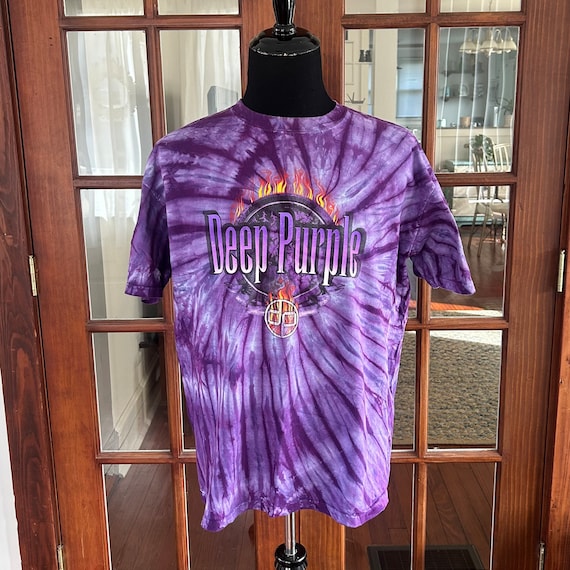 Vintage Deep Purple 2004 Tour Beautiful Purple Ti… - image 1