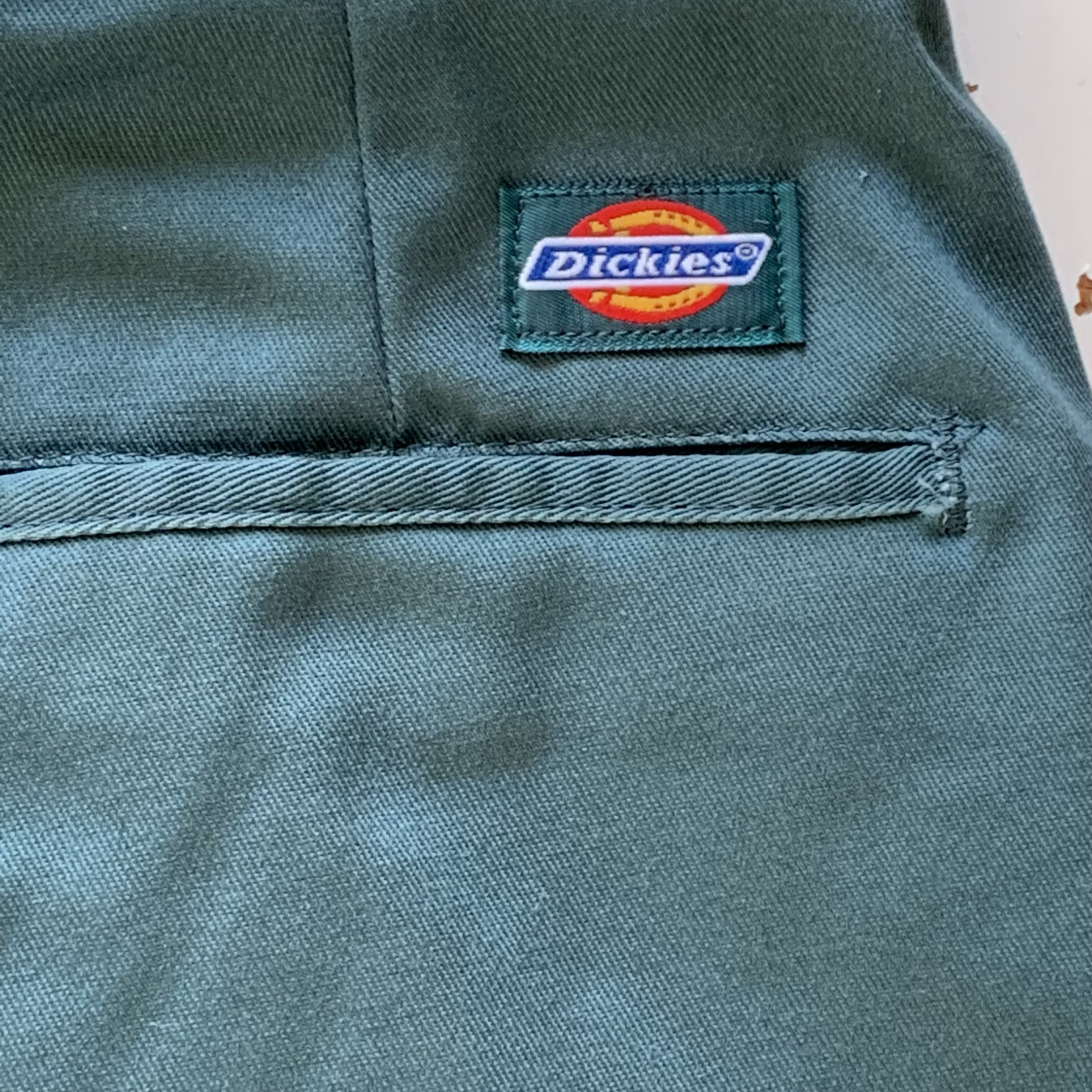 Vintage 1990's Work Pants, Hunter Green Dickies New Old