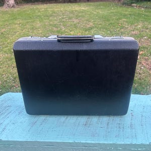Vintage 1970's Echolac Black Hard Shell Attaché Brief Case - Etsy