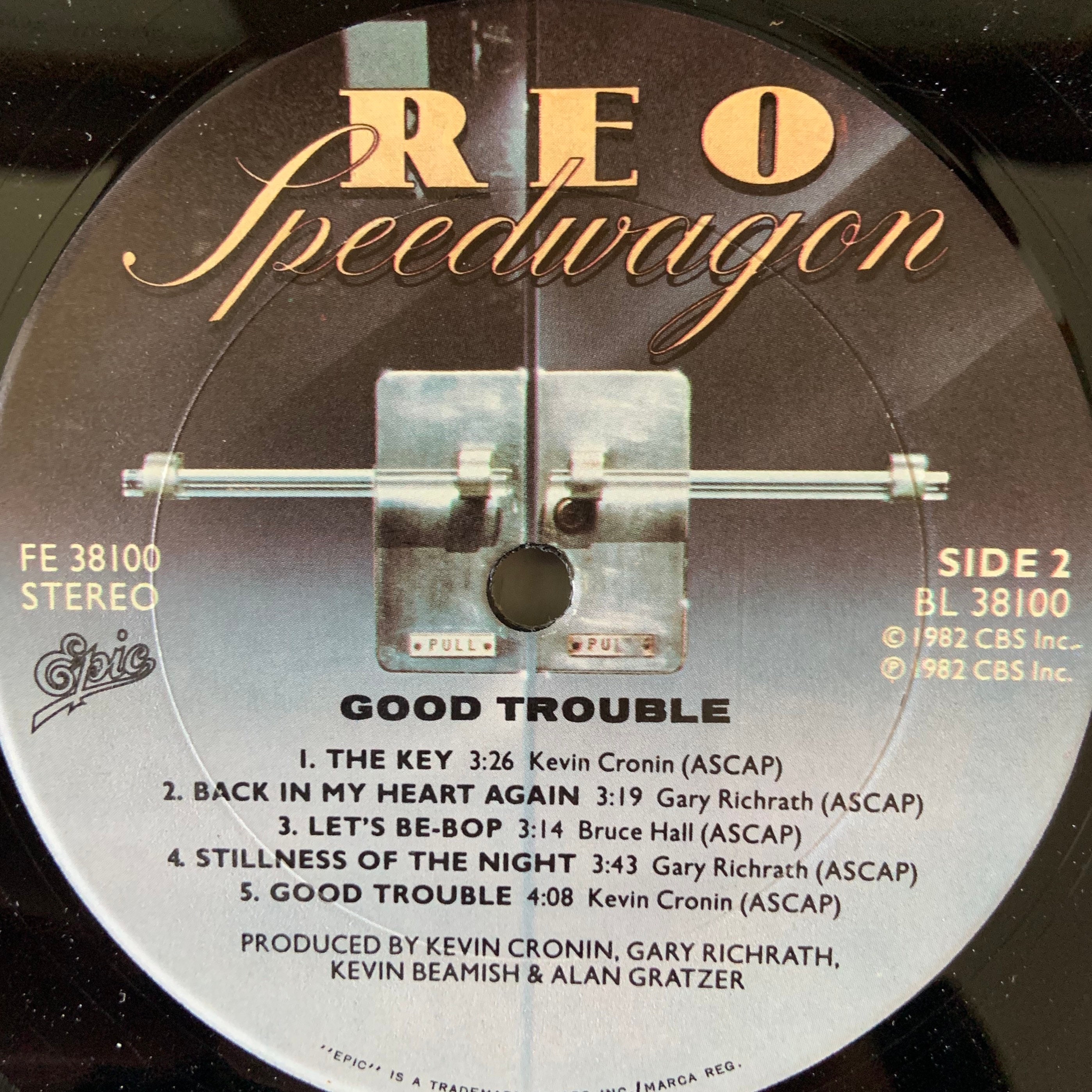 Vintage 1982 Reo Speedwagon Vinyl Album Good Trouble - Etsy