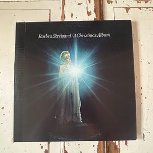 Vintage 1967 Vinyl Album Barbra Streisand A Christmas Album