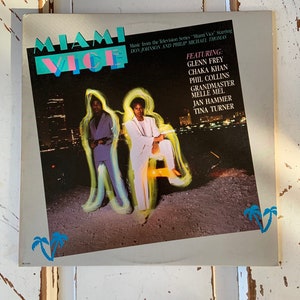 Vintage 1985 Vinyl Album Music from the TV Show Miami Vice