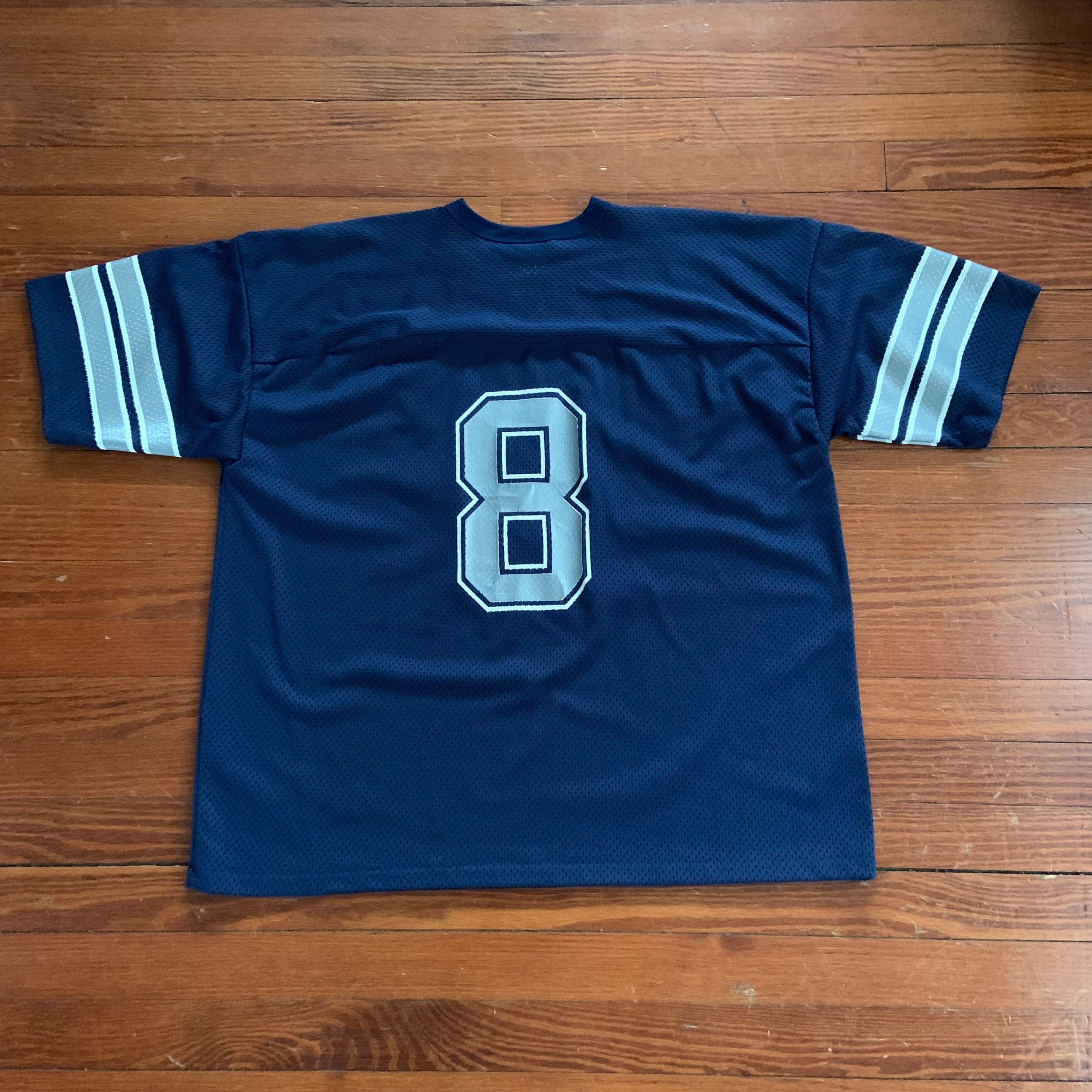 Vintage 90s Troy Aikman #8 Dallas Cowboys Jersey - Etsy