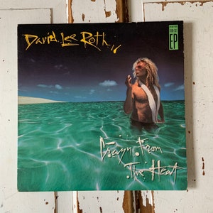 David Lee Roth Crazy From The Heat Vinyl Record LP Warner Brothers Records 1985