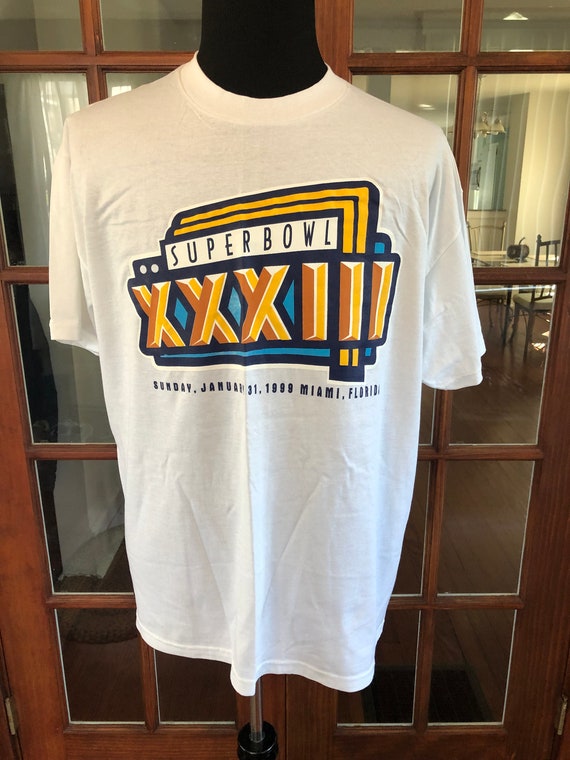 Vintage 1999 Super Bowl XXXIII T Shirt 