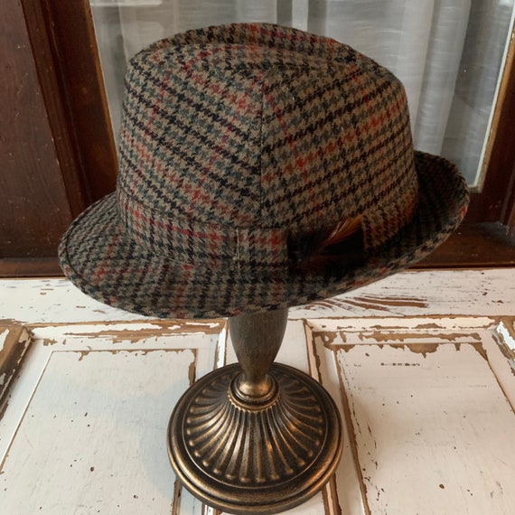 Vintage Tweed 1970s Fedora Hat - Etsy