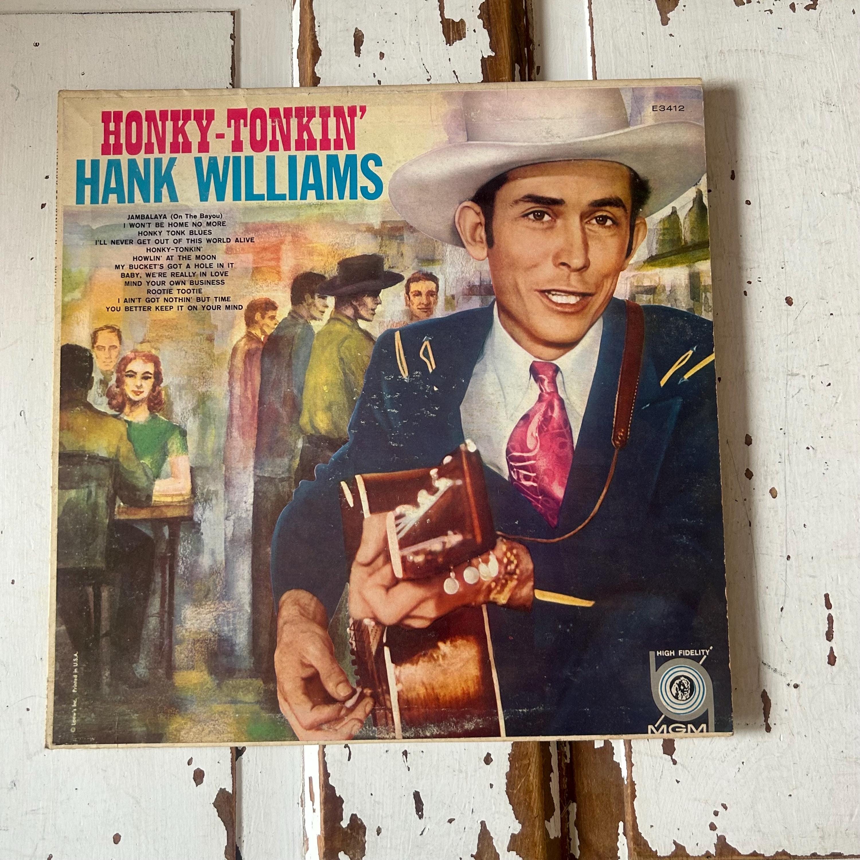 【中古】 Honky Tonkin’ ハンク・ウィリアムス Hank Williams Honky Tonkin' MGM USA Pressing 1960 Vinyl Album - Etsy