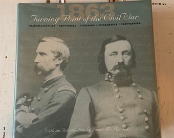 Vintage 1998 Boek 1863 Turning Point of Civil War Intro Door James McPherson Hardback