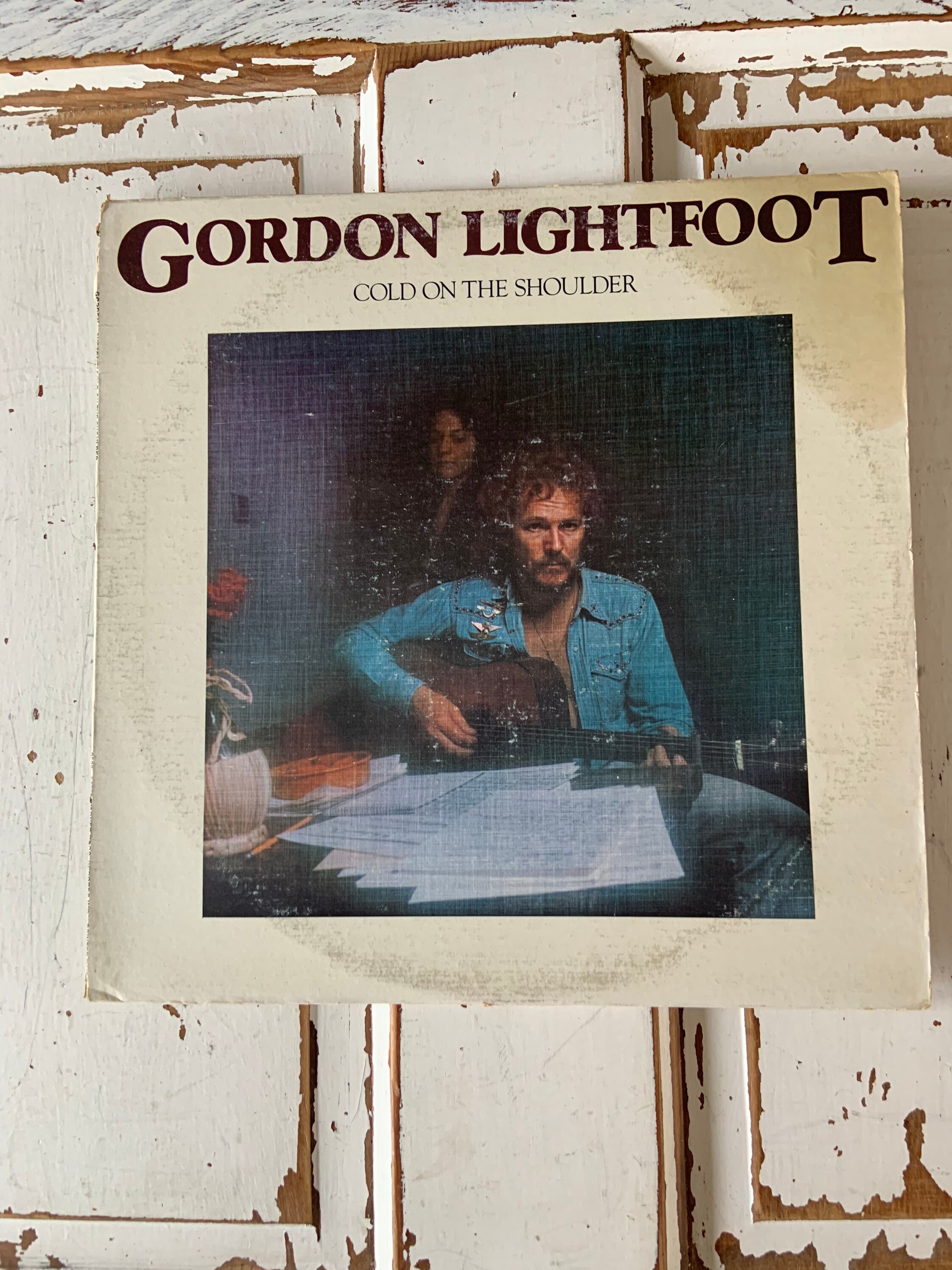 Vintage 1975 Gordon Lightfoot Cold on the Shoulder Vinyl Album Etsy