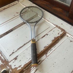 Vintage 1970&#39;s or 1980&#39;s Wilson Tennis Racket Metal