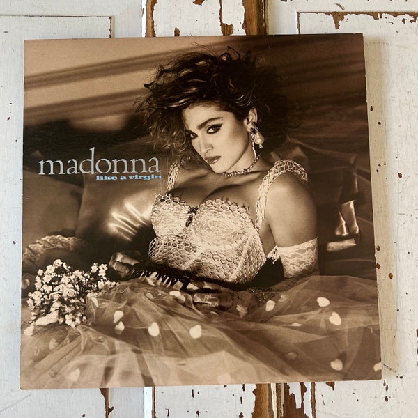vintage 1984 Madonna Like A Virgin Vinyl Album Record