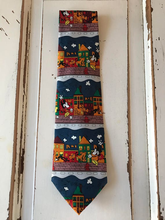 Vintage 1990’s Mickey Mouse Disney Neck Tie - image 3