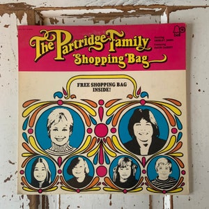 Vintage 1972 The Partridge Family Shopping Bag Vinyl Album