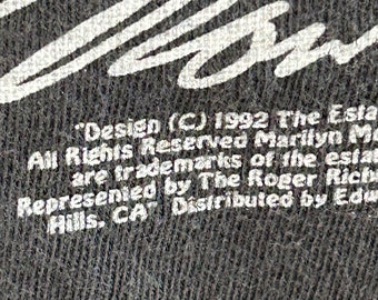 ヴィンテージ 1995 マリリン モンロー T シャツ - Etsy 日本