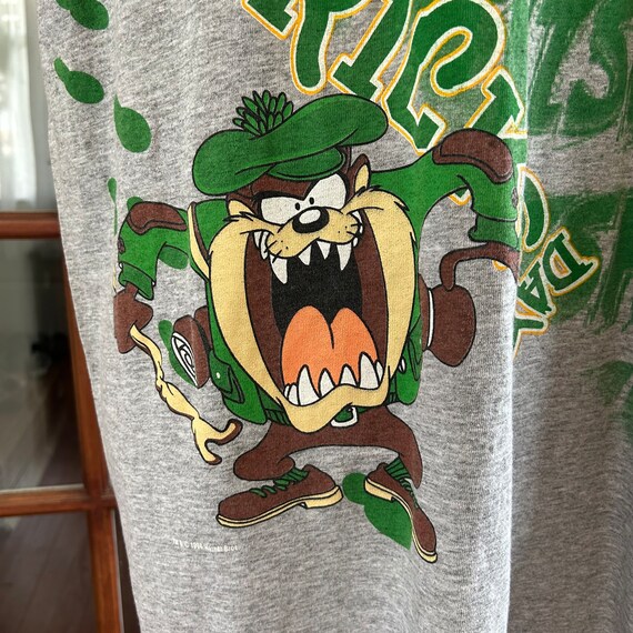 Vintage 1994 St. Patricks Day Tazmanian Devil Iri… - image 2