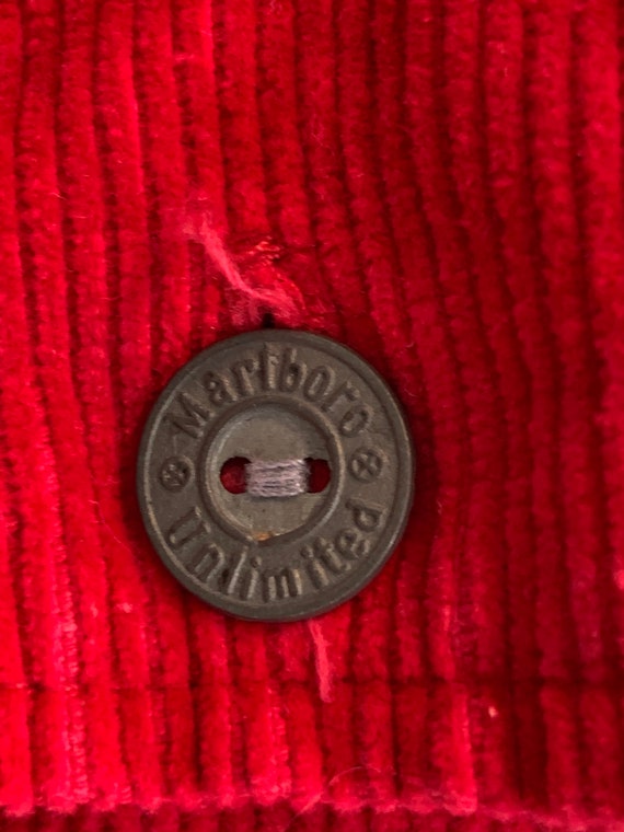 Vintage 1990’s Marlboro Unlimited Long Sleeve RED… - image 2