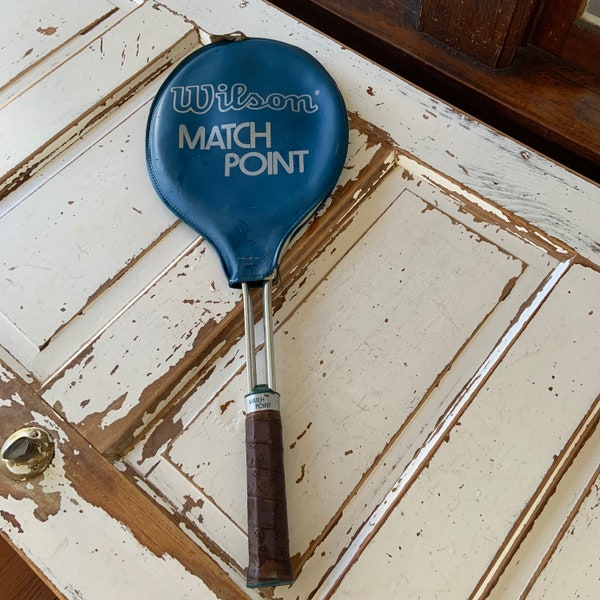 Match Point Tennis Racket Vintage Tennis Racket - Etsy