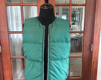 80s polo by Ralph Lauren downvest　tempco Vintage 1980s Polo Ralph Lauren Goose Down Vest Mens Size Small