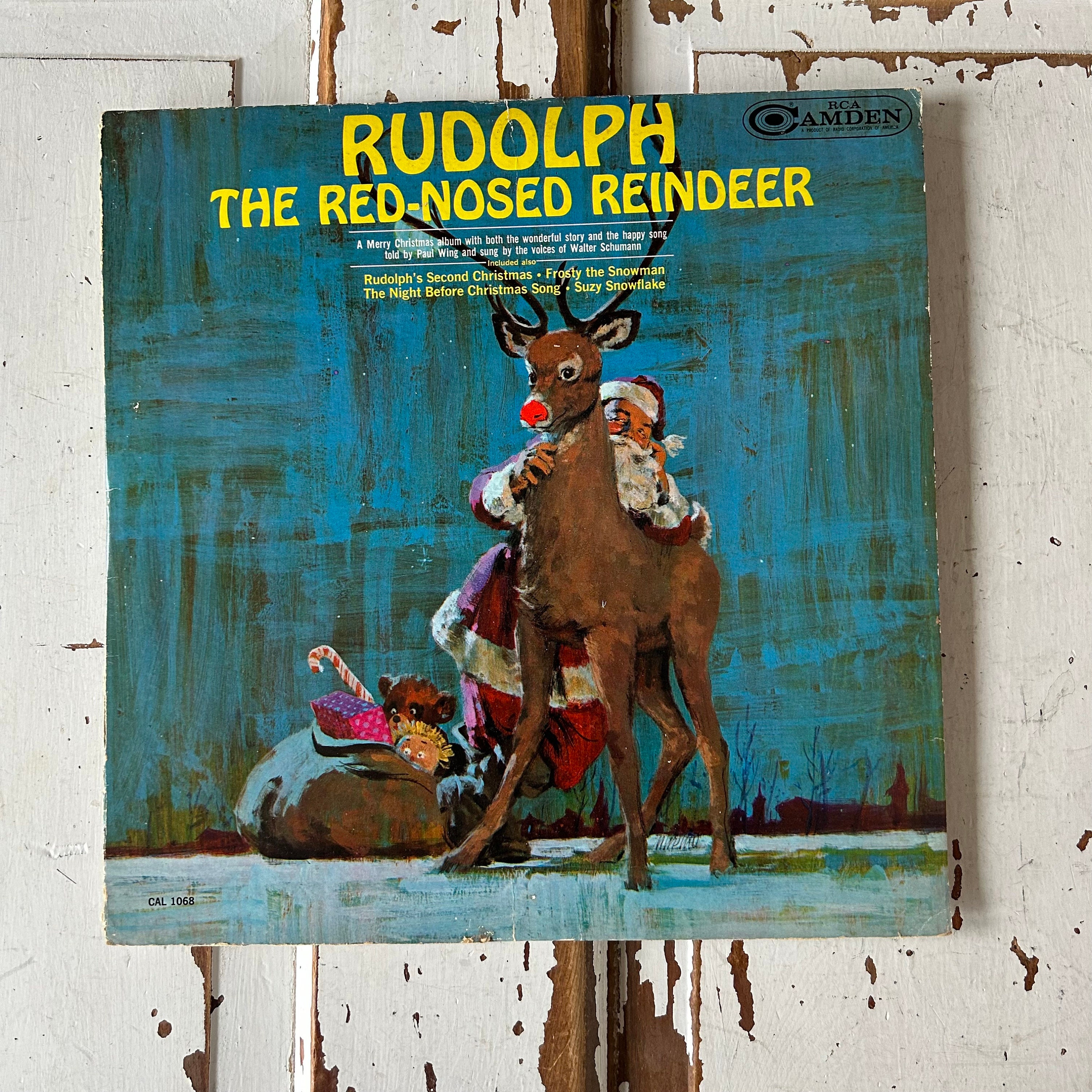 Vintage 1965 Rudolph the Red Nosed Reindeer Vinyl Album - Etsy
