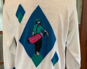 Vintage 1990’s Van Heusen Players Golf Sweater