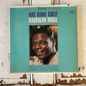 Nat King Cole Ramblin&#39; Rose vinyle LP Capitol 1962 Jazz