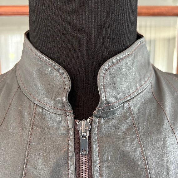 Vintage 1980’s Genuine Leather Jacket - image 2