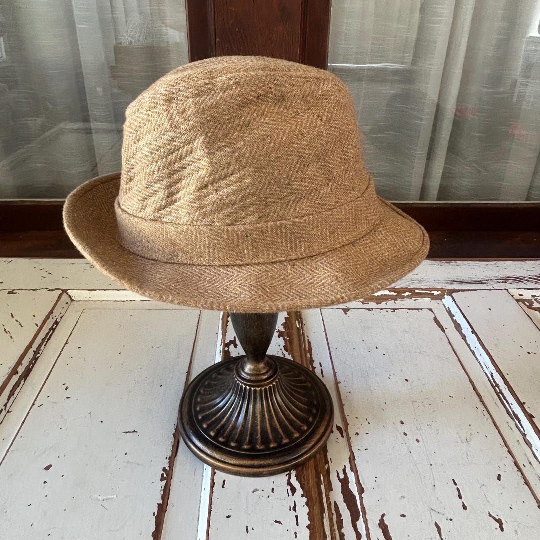 Vintage Dobbs 5th Avenue New York Fedora 7- 3/8 Tan Hat - Etsy