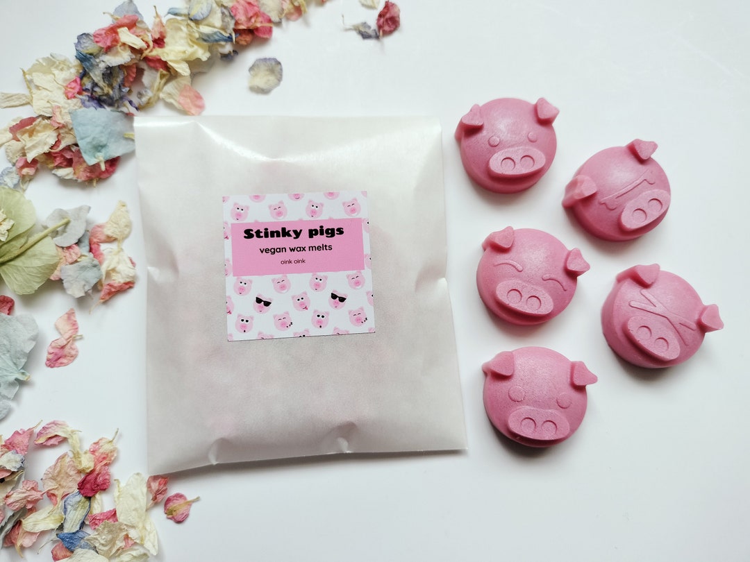 Wax Melts, Novelty Wax Melts, Pig Wax Melts, Stinky Pinks, Coconut and Rapeseed Wax Melts, Vegan