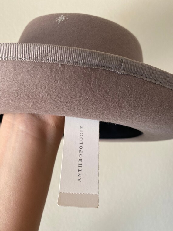 Hand Embroidered Anthropologie Hat Moon 
