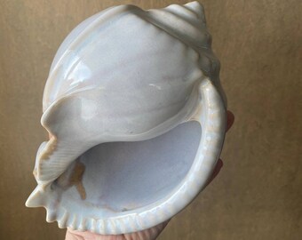 Shell planter bowl magic conch ocean beach theme decor candy dish kitchen bathroom accessory