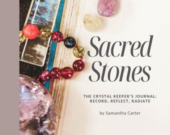 Crystal Journal Digital Download | Crystal Information Healing Tracker | Crystal Cleansing, Charging Workbook | Crystal Discovery Journal