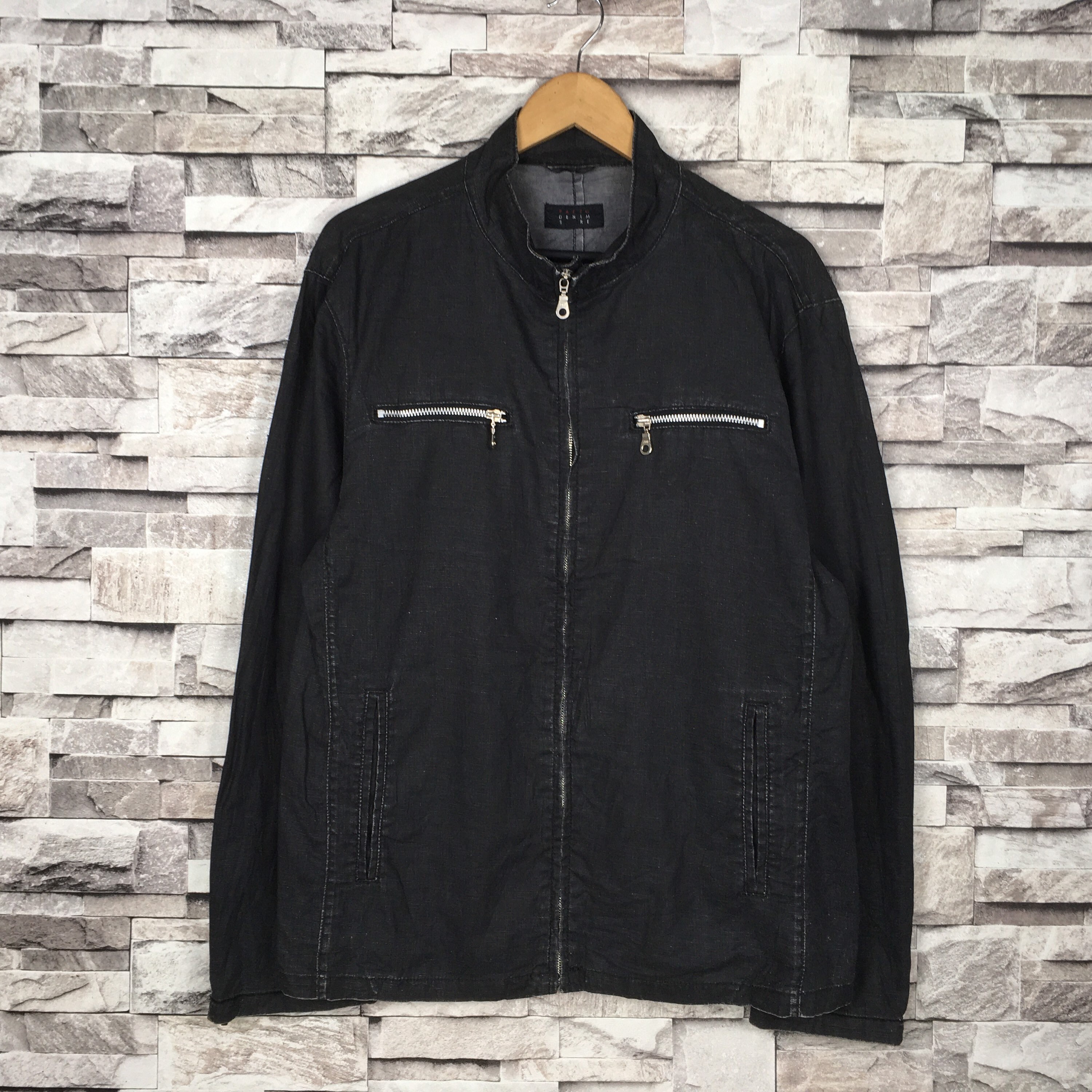 Vintage 90s PAZZO DENIM STORE Black 