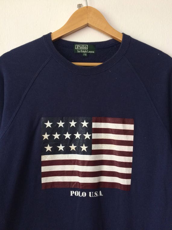 20 % off POLO Vintage USA Flag par Polo Polo Polo Ralph Lauren gros Logo épeler Rare Polo Polo stade sportif 1d47c0 20 % off POLO Vintage USA Flag par Polo Polo Polo Ralph Lauren gros Logo épeler Rare Polo Polo stade sportif 1d47c0