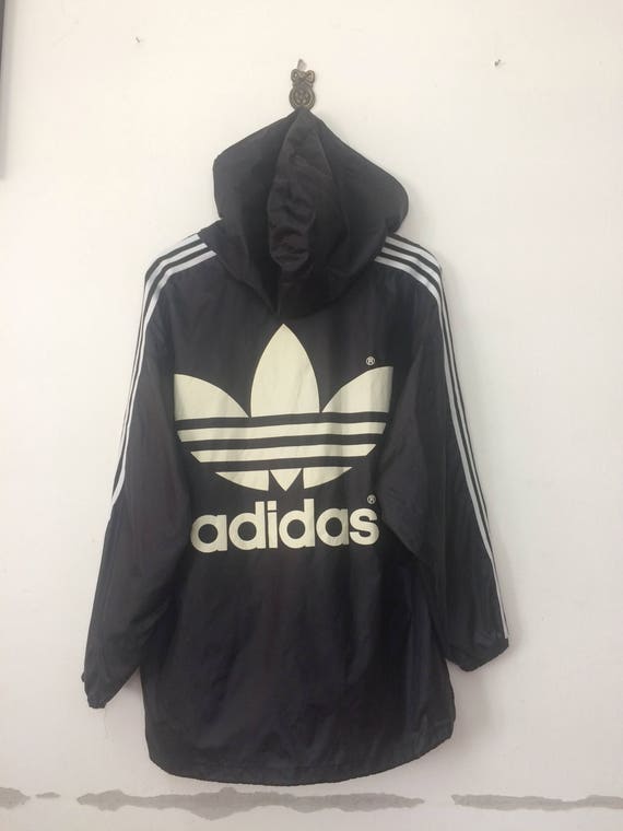 adidas hoodie with logo on back