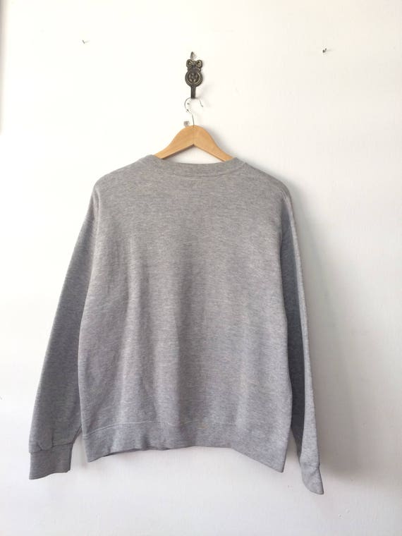 Vintage CHAMPION Sweatshirt Gray Colur With Big L… - image 2