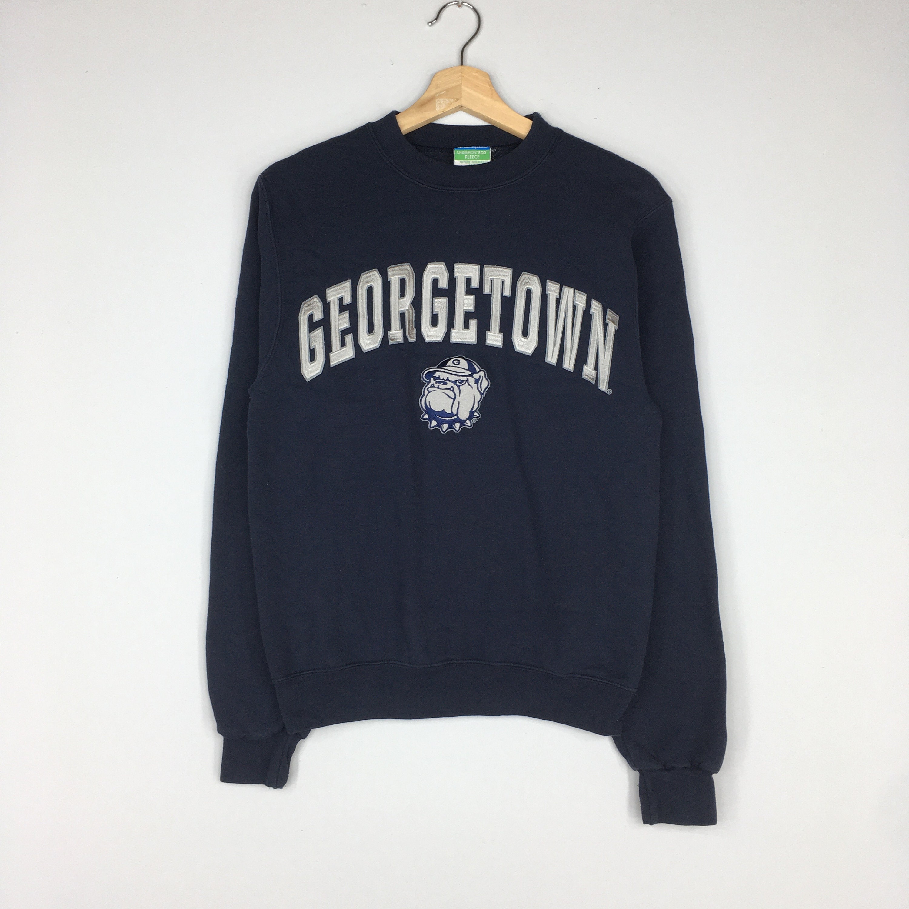 Champion georgetown crewneck sweatshirt cheap